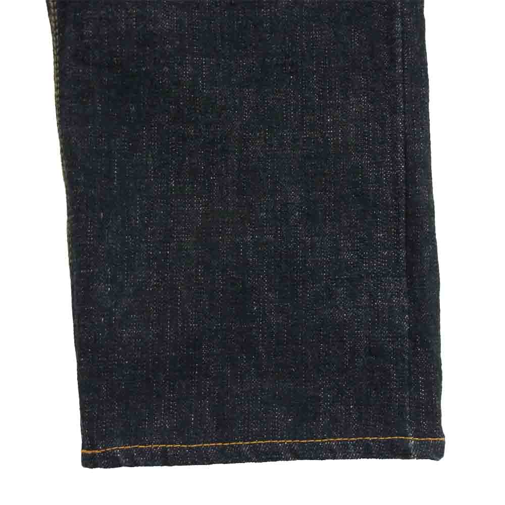 トロフィークロージング 1608 W KNEE NARROW DIRT DENIM 14.5oz セルビッチ デニム パンツ インディゴブルー系 28【中古】