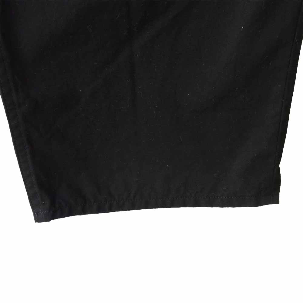 GRAPHPAPER グラフペーパー GM204-40235B 直営店限定 High Count Weather Two Tuck Pants ハイカウント ウェザー ツータック パンツ ブラック系 1【中古】