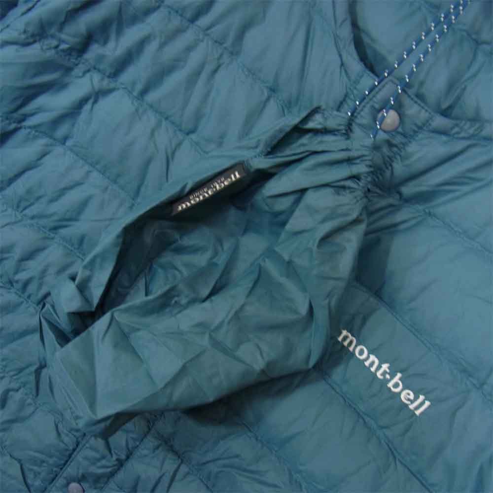 mont-bell モンベル 1101503 スペリオ ダウン ラウンドネック ノーカラー ジャケット グリーン系 S【中古】