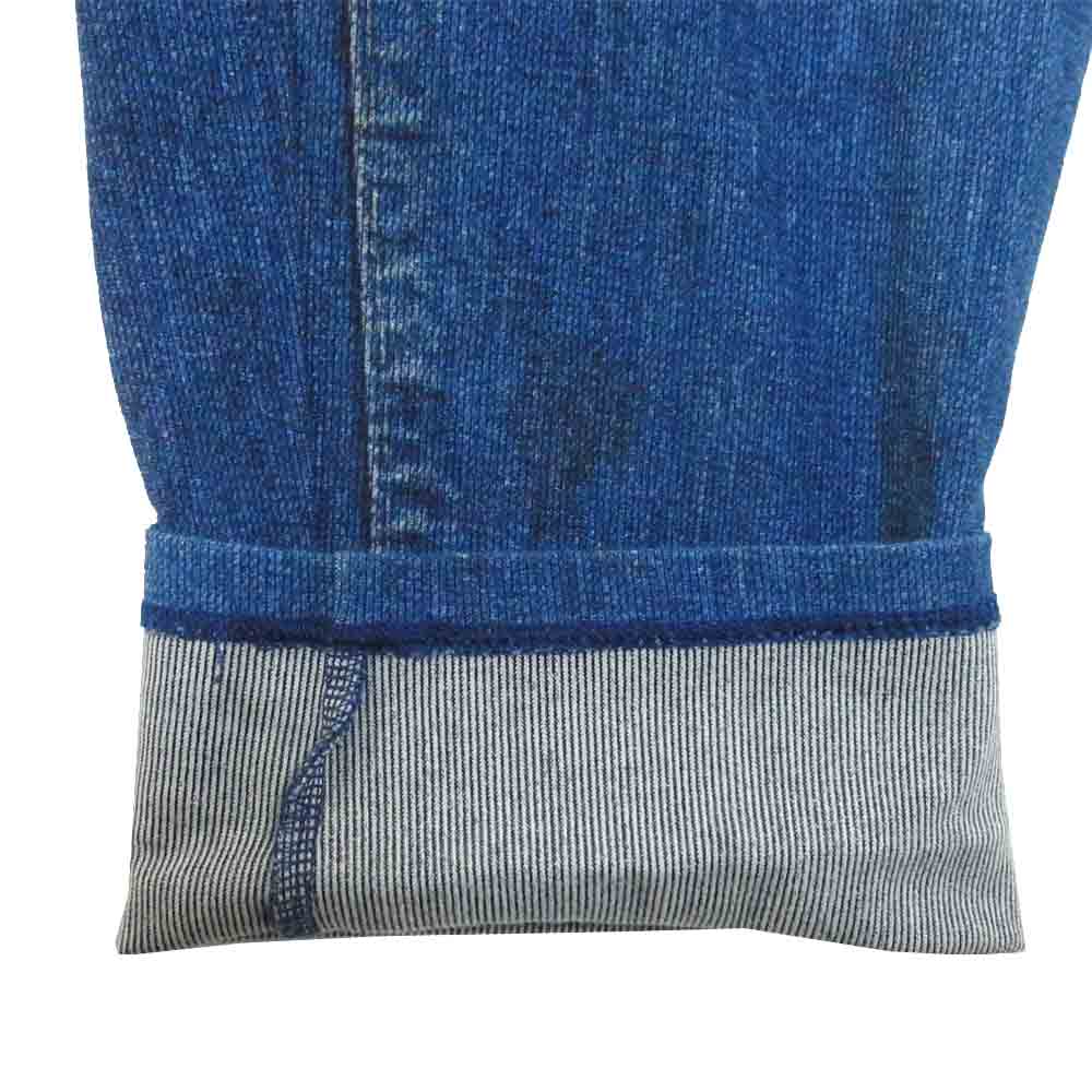 ヴォートメイクニュークローズ デニム転写プリント パンツ インディゴブルー系 M【中古】