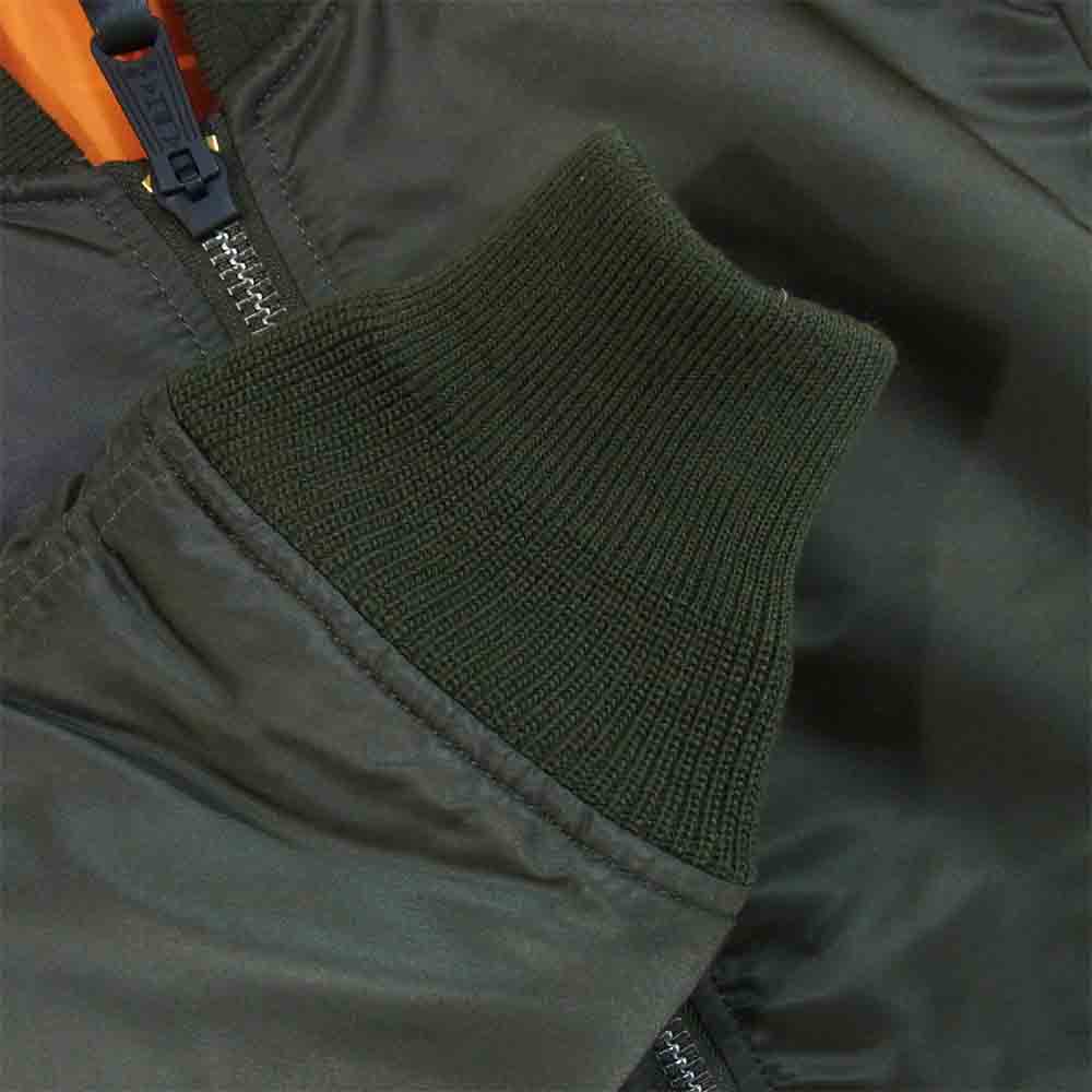 ALPHA アルファ 0615-00-573-8335 MA-1 フライトジャケット カーキ系 S【美品】【中古】