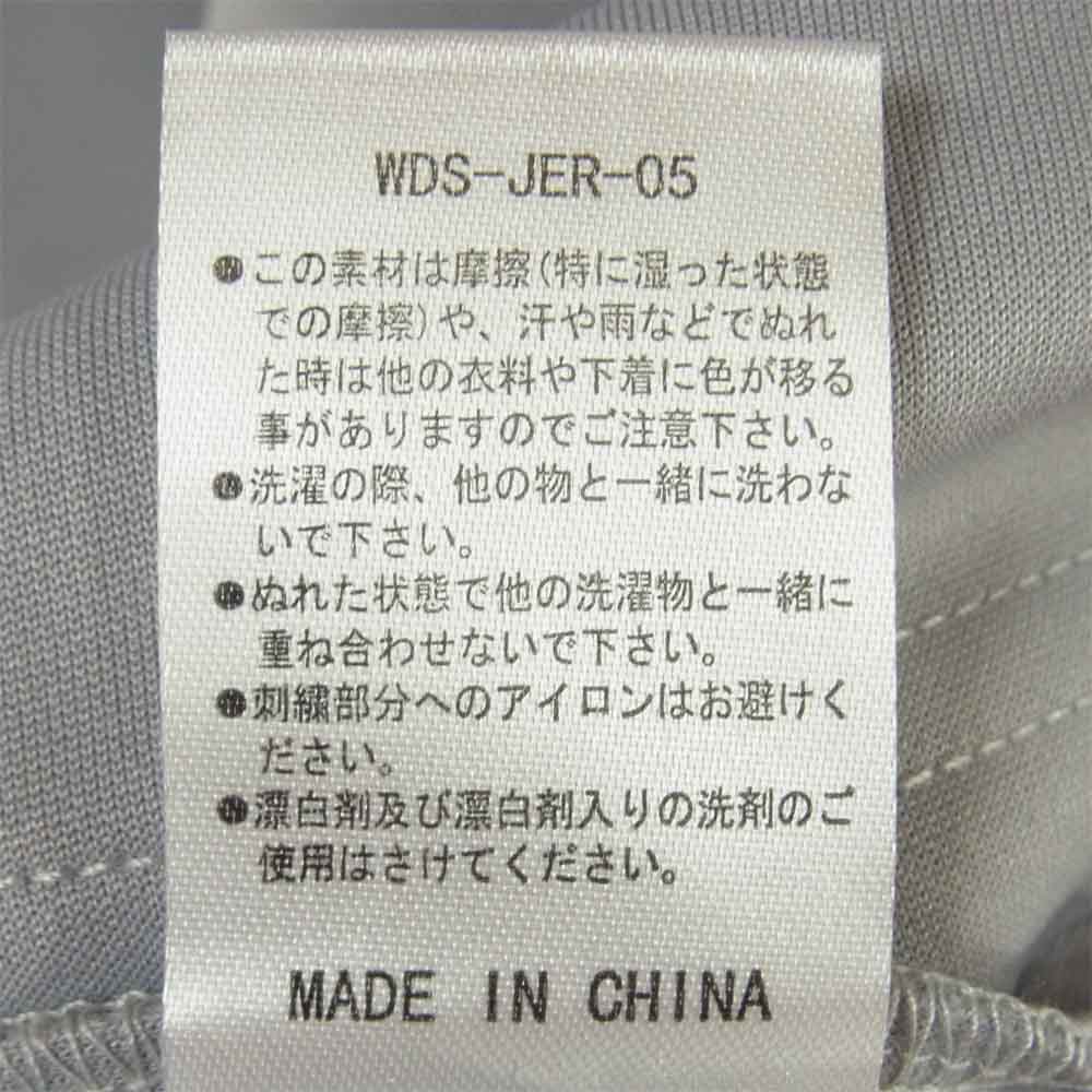 ウィンダンシー WDS-JER-05 ロゴ刺繍 半袖 ポロシャツ ポリエステル グレー系 L【美品】【中古】