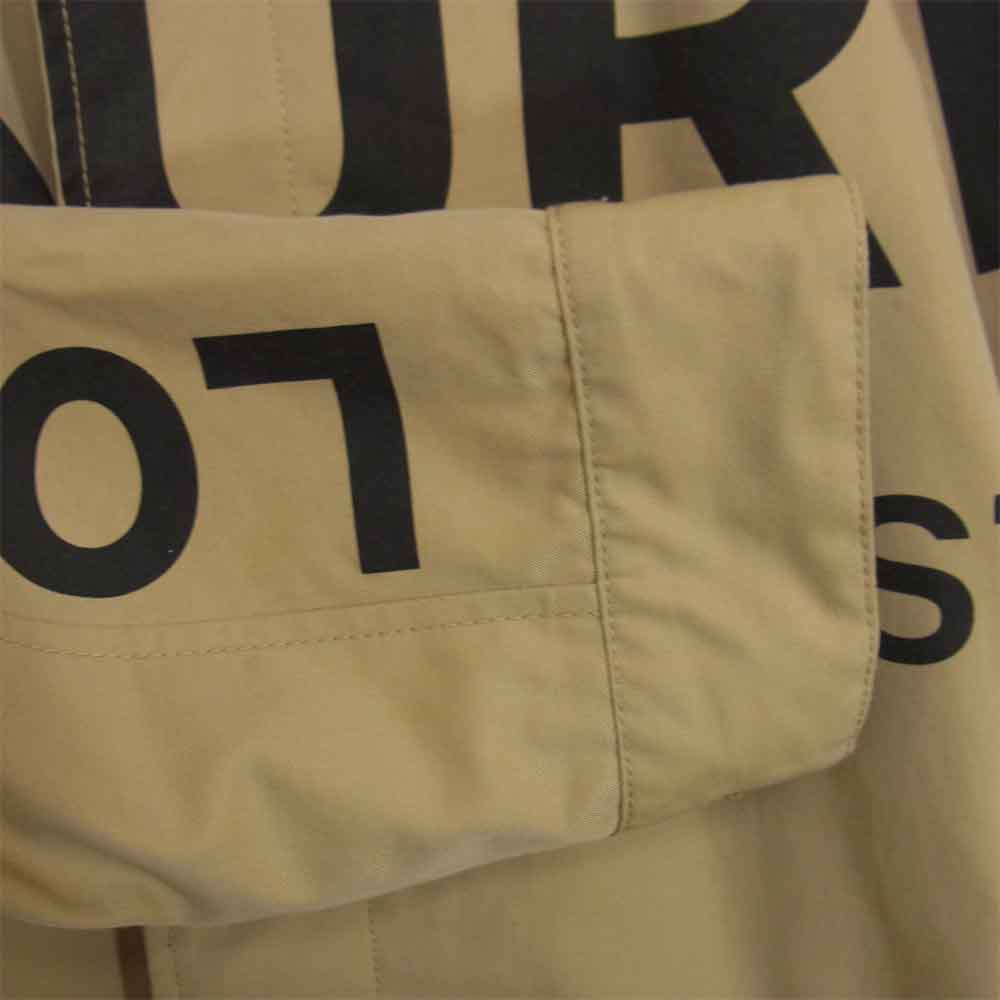 BURBERRY バーバリー ホースフェリー プリント コットン ギャバジン カーコート ベージュ系 14Y【美品】【中古】