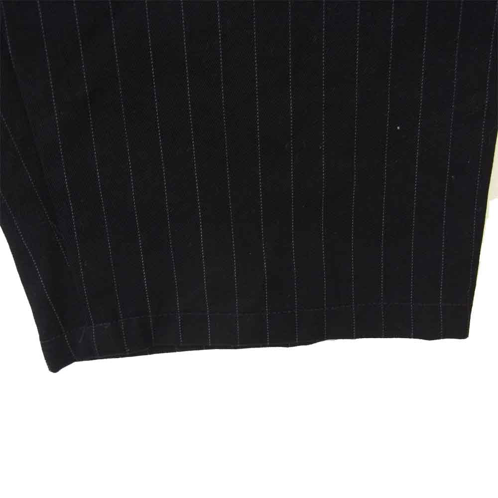 GRAPHPAPER グラフペーパー GM184-40092B Selvage Wool Cook Pants セルビッチウール コック パンツ ネイビー系 F【中古】