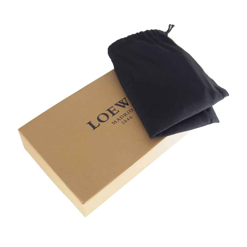 LOEWE ロエベ ZIP AROUND ジップ アラウンド ウォレット 長財布 パープル系【中古】