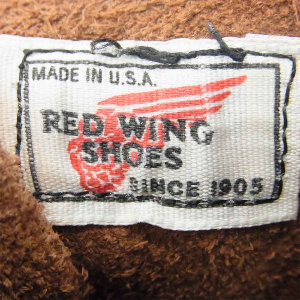 RED WING レッドウィング 羽タグ モックトゥ ブーツ ダークブラウン系 8【中古】