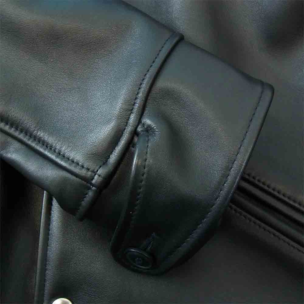 JUNYA WATANABE COMME des GARCONS MAN ジュンヤワタナベコムデギャルソンマン WA-J901 Schott ショット USA製 Leather Jacket レザー ジャケット ブラック系 S【新古品】【未使用】【中古】