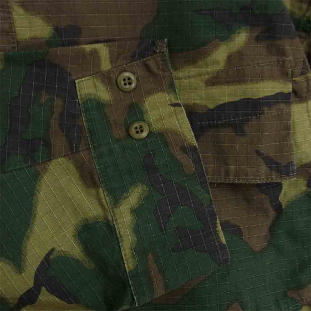 TENDERLOIN テンダーロイン RIP STOP BDU HOODED リップストップ ボア ライナー フード ジャケット カーキ系 S【極上美品】【中古】