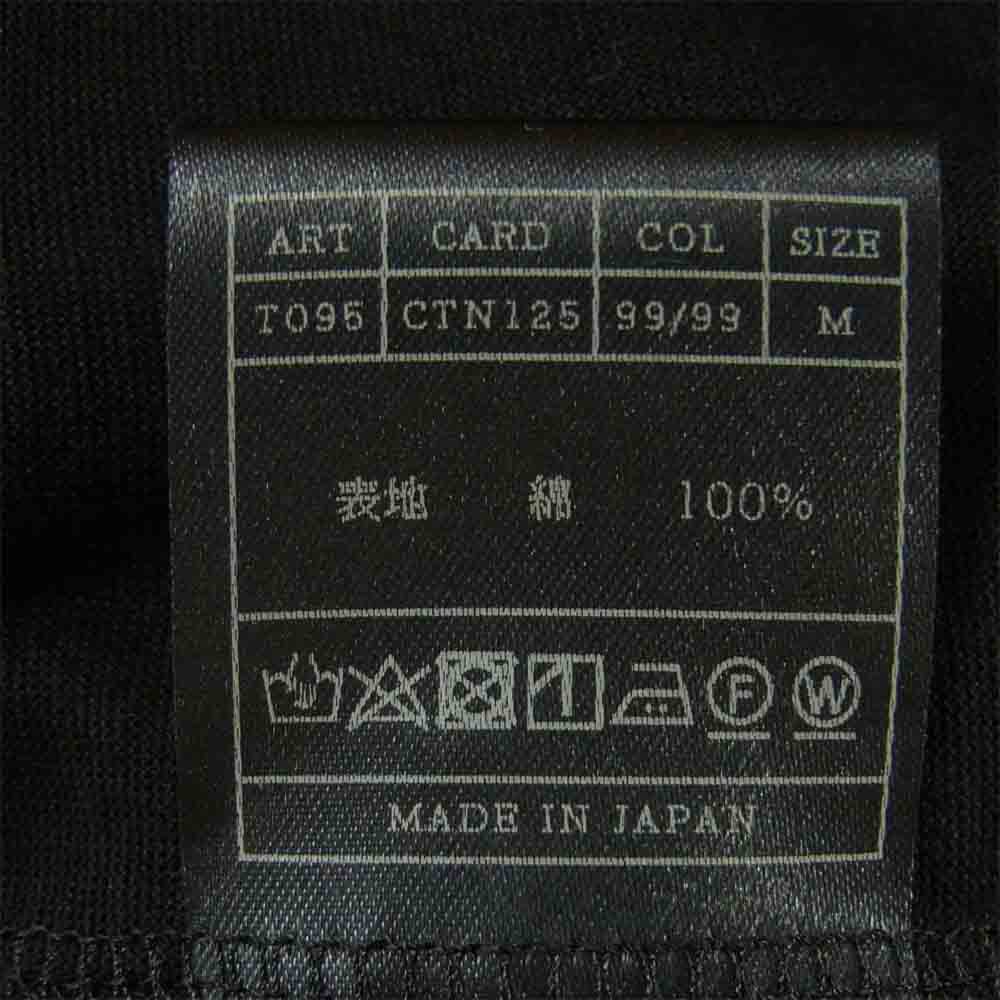 AKM エイケイエム フェイク レイヤード Vネック 半袖 Tシャツ ブラック系 M【中古】