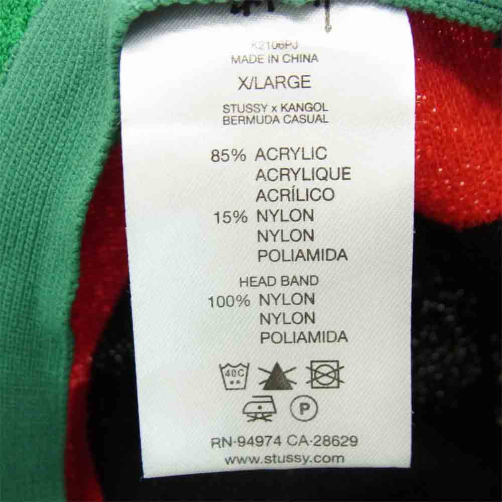 STUSSY ステューシー KANGOL ハット マルチカラー系【新古品】【未使用】【中古】