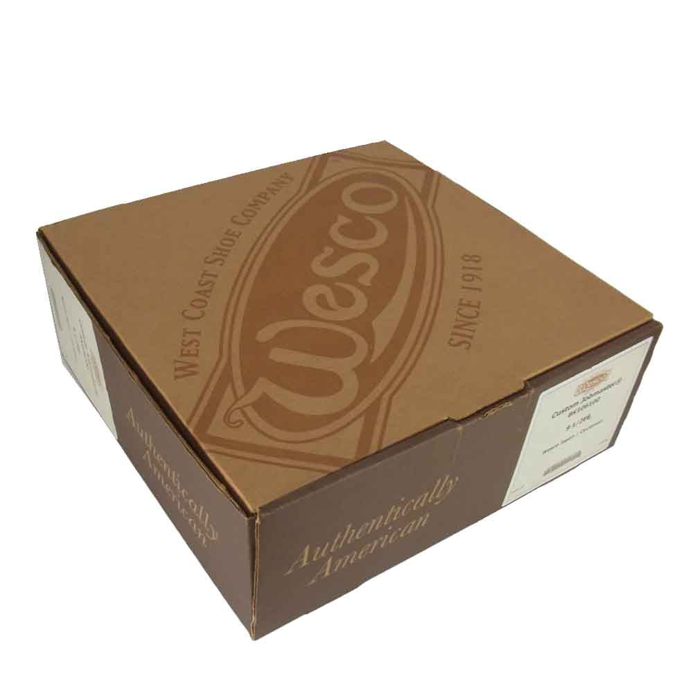 WESCO ウエスコ BK106100 CUSTOM JOBMASTER カスタム ジョブマスター スエード コンビ ブラック系 9 1/2 EE【中古】