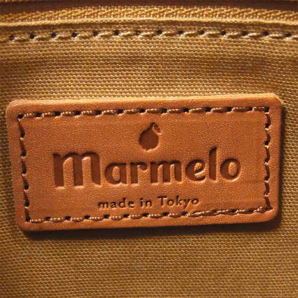 マルメロ レザー ショルダー バッグ イエローブラウン系【中古】