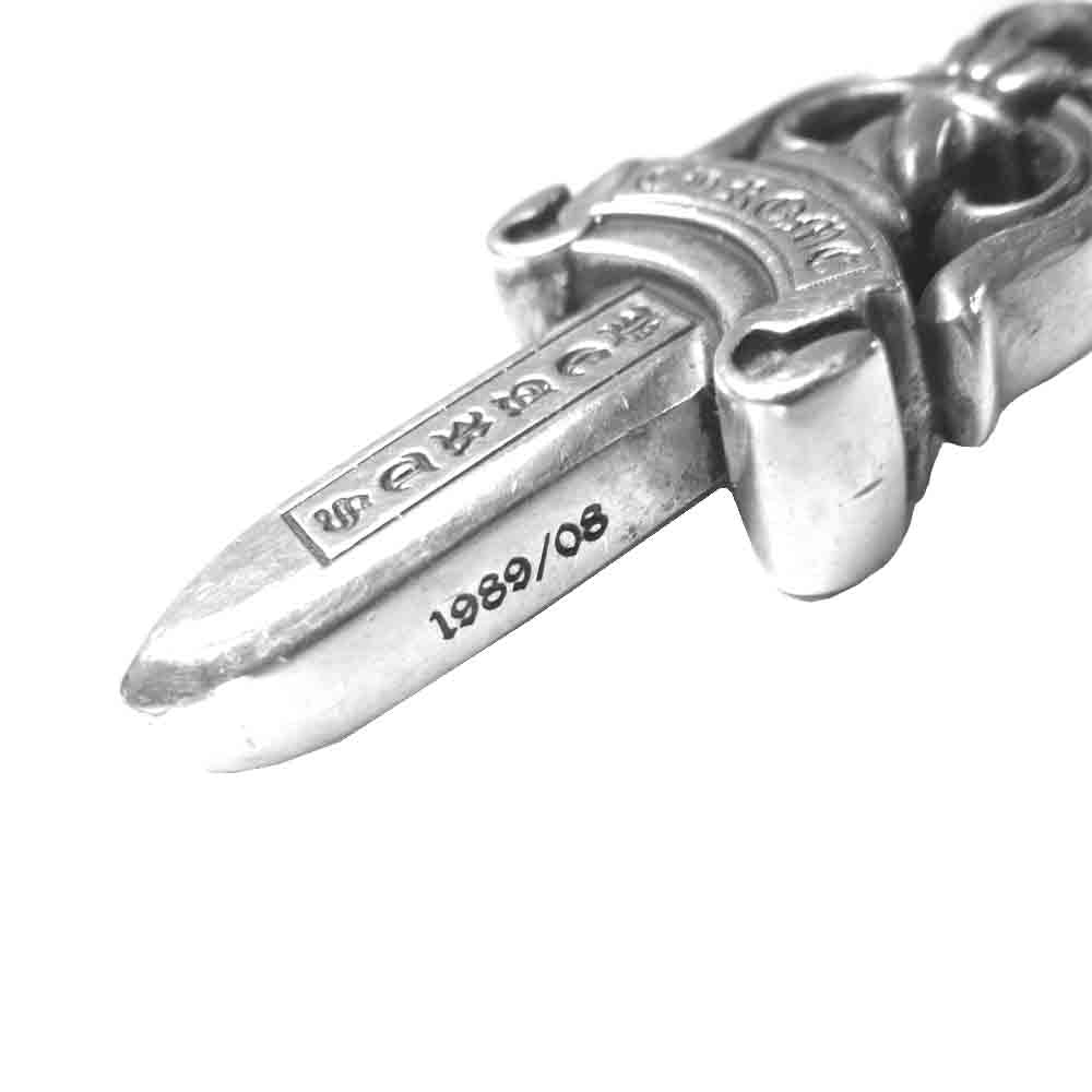 CHROME HEARTS クロムハーツ(原本無) ダブルダガー ペンダント シルバー系【中古】