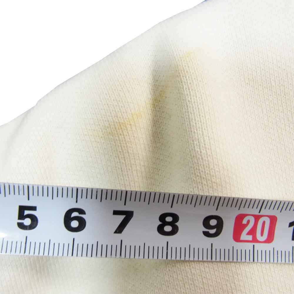 TENDERLOIN テンダーロイン UNEMPLOYED ロゴ スウェット プルオーバー パーカー ホワイト系 S【中古】