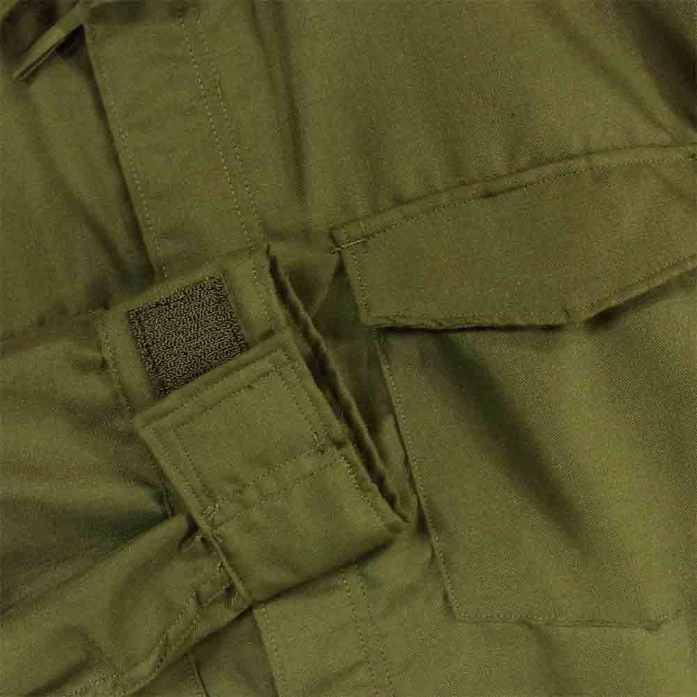 アメリカ軍 ヘリクルー ノーメックス 長袖 ジップ シャツ カーキ系 M【中古】