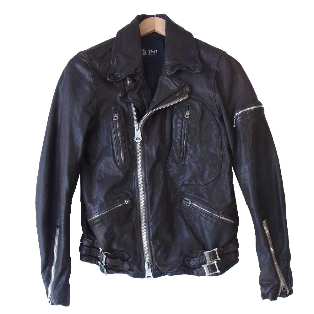 TMT ティーエムティー TJK-F0902 GOAT LEATHER JACKET ゴート スキン