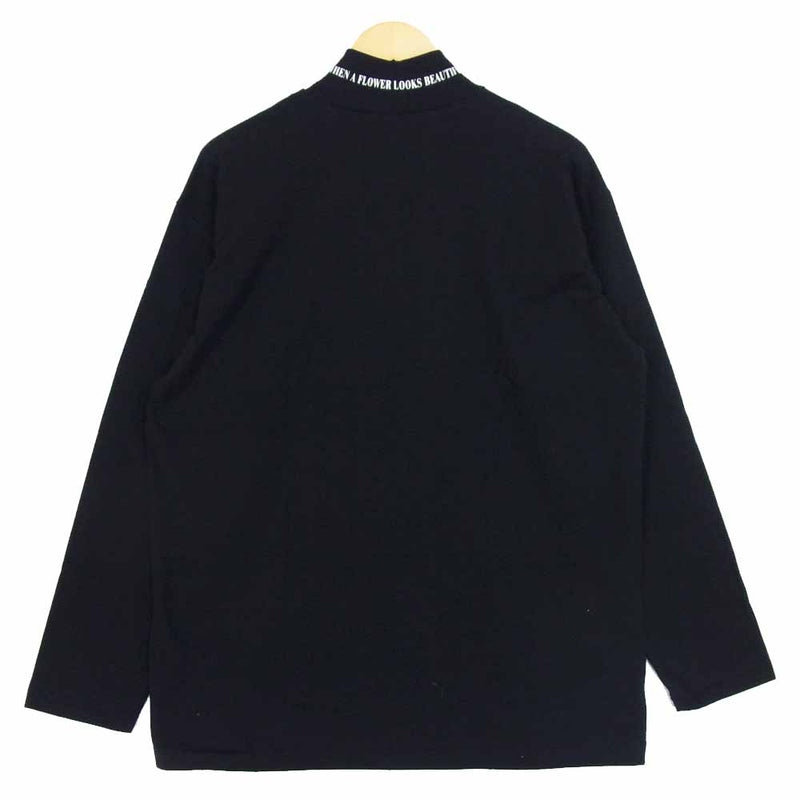 UB-T35-006-2 S'YTE 20/CottonJersey Only A Moment High Neck T-Shirt ハイネック  Tシャツ ブラック系 4【新古品】【未使用】【中古】