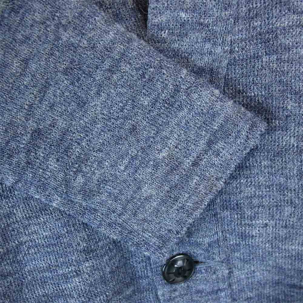 TENDERLOIN テンダーロイン T-RANK KNIT カーディガン ネイビー系 グレー系 M【中古】