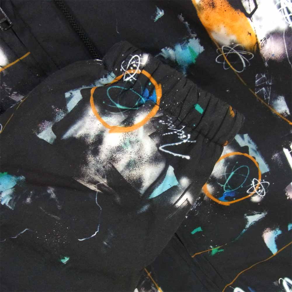 COMME des GARCONS コムデギャルソン W28171 SHIRT Futura フューチャラ グラフィック プリント ジャケット フーディ ブラック系 M【中古】