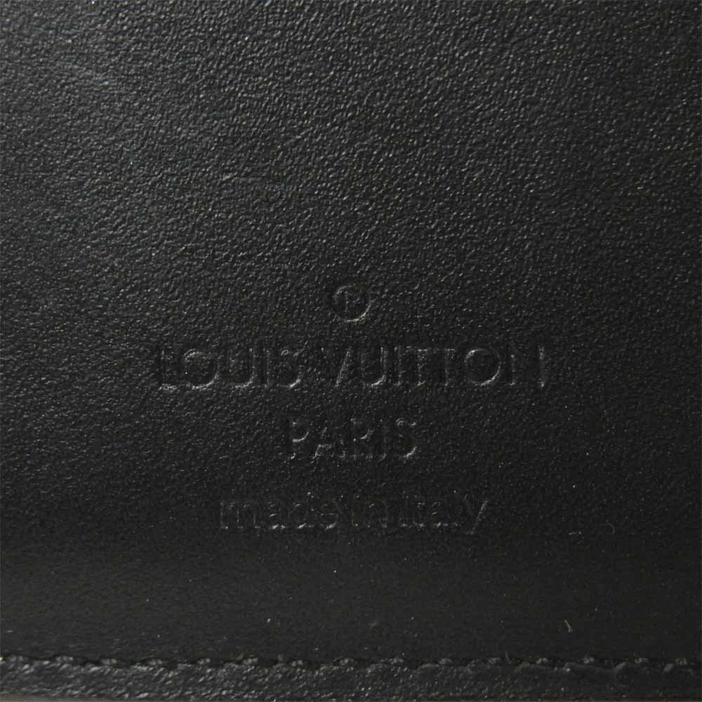 LOUIS VUITTON ルイ・ヴィトン M61912 ポルトフォイユ チェリーウッド パテント カーフレザー コンパクト ウォレット ブラウン系 ブラック系【中古】