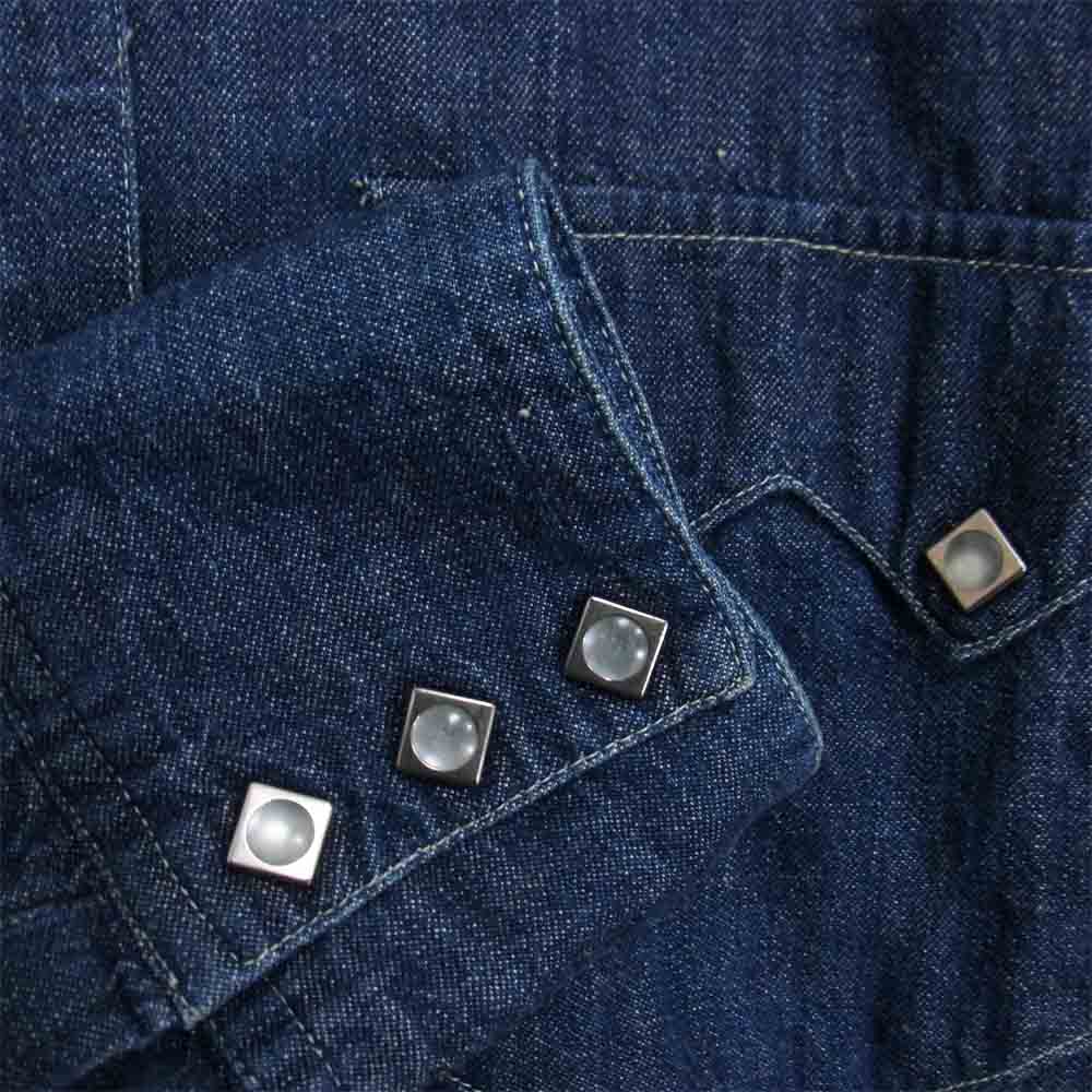 SUGAR CANE シュガーケーン M21959 デニム ウエスタン シャツ インディゴブルー系 M【中古】