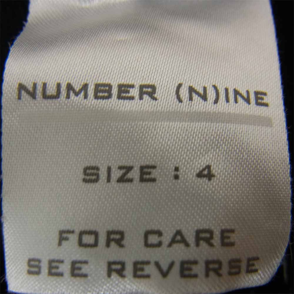 NUMBER(N)INE ナンバーナイン The Broun Bunny プリント Tシャツ ブラック系 4【中古】