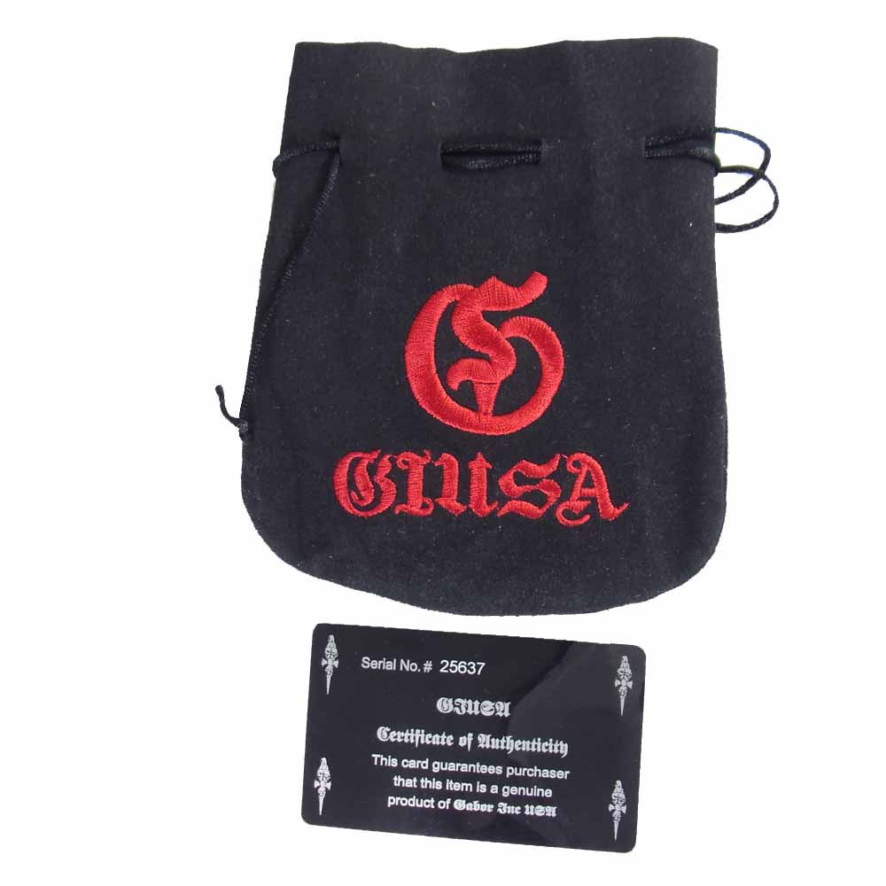 GABOR ガボール Inc USA ギウサ ブレスレット スカル 4ハート ブレスレット シルバー系【中古】