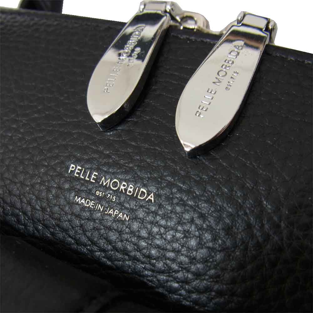 PELLE MORBIDA ペッレモルビダ PMO-HMB002 Maiden Voyage ブリーフ ケース ビジネス バッグ ブラック系【美品】【中古】
