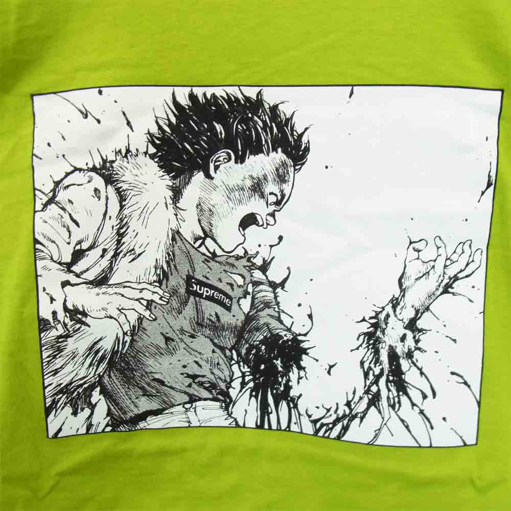 Supreme シュプリーム 17AW ×AKIRA アキラ Arm Tee ライトグリーン系 M【美品】【中古】