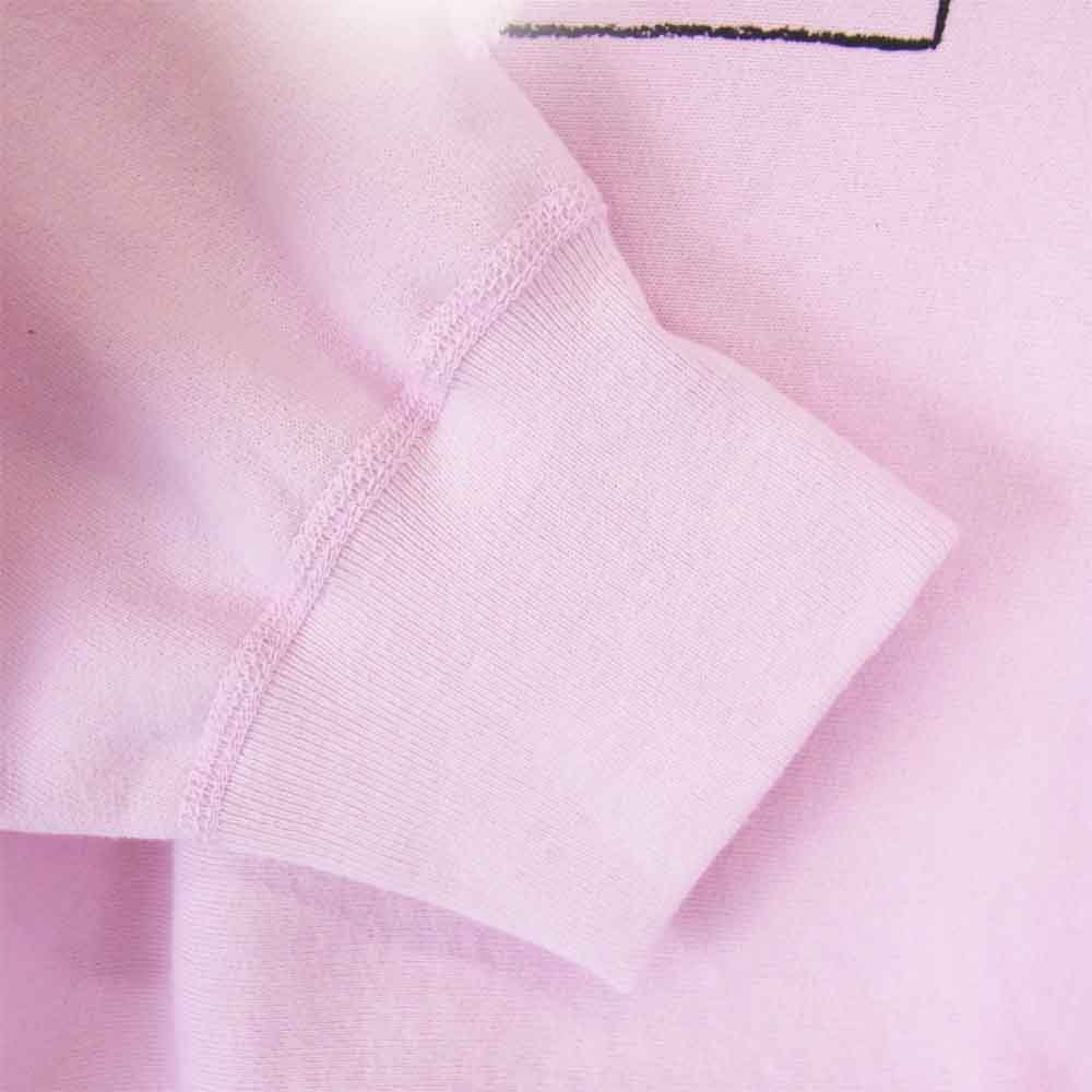 Supreme シュプリーム 21SS KAWS Chalk Logo Hooded Sweatshirt カウズ チョーク ロゴ ピンク系 S【新古品】【未使用】【中古】