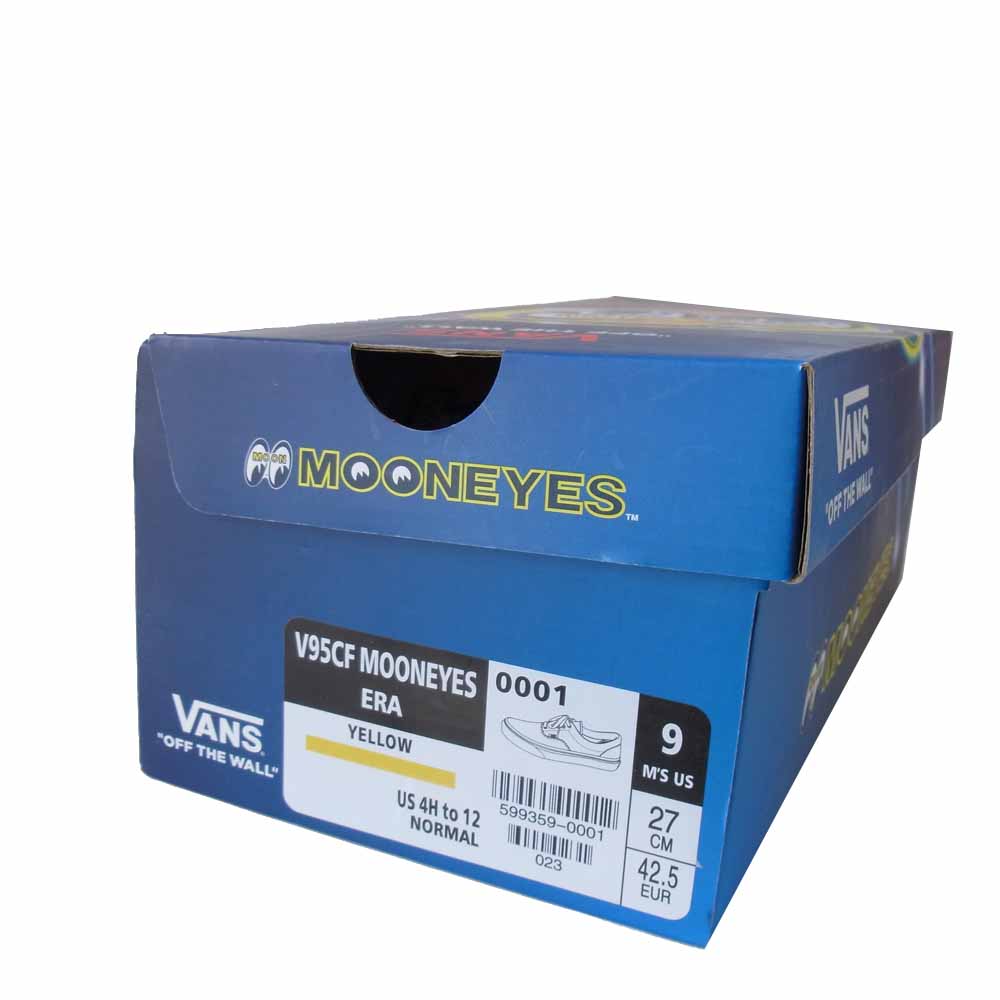 VANS バンズ V95CF MOONEYES ERA ムーンアイズ エラ スニーカー イエロー系 27【新古品】【未使用】【中古】