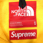 Supreme シュプリーム 19SS NA11903I × ノースフェイス THE NORTH FACE Arc Logo Denali Fleece Jacket フリースジャケット 黒×黄 M【極上美品】【中古】