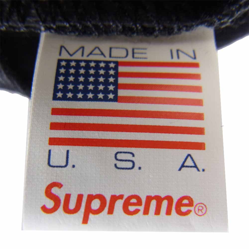 Supreme シュプリーム 18SS Side Arc 6-Panel Cap サイドアーチ ロゴ キャップ ブラック系【美品】【中古】