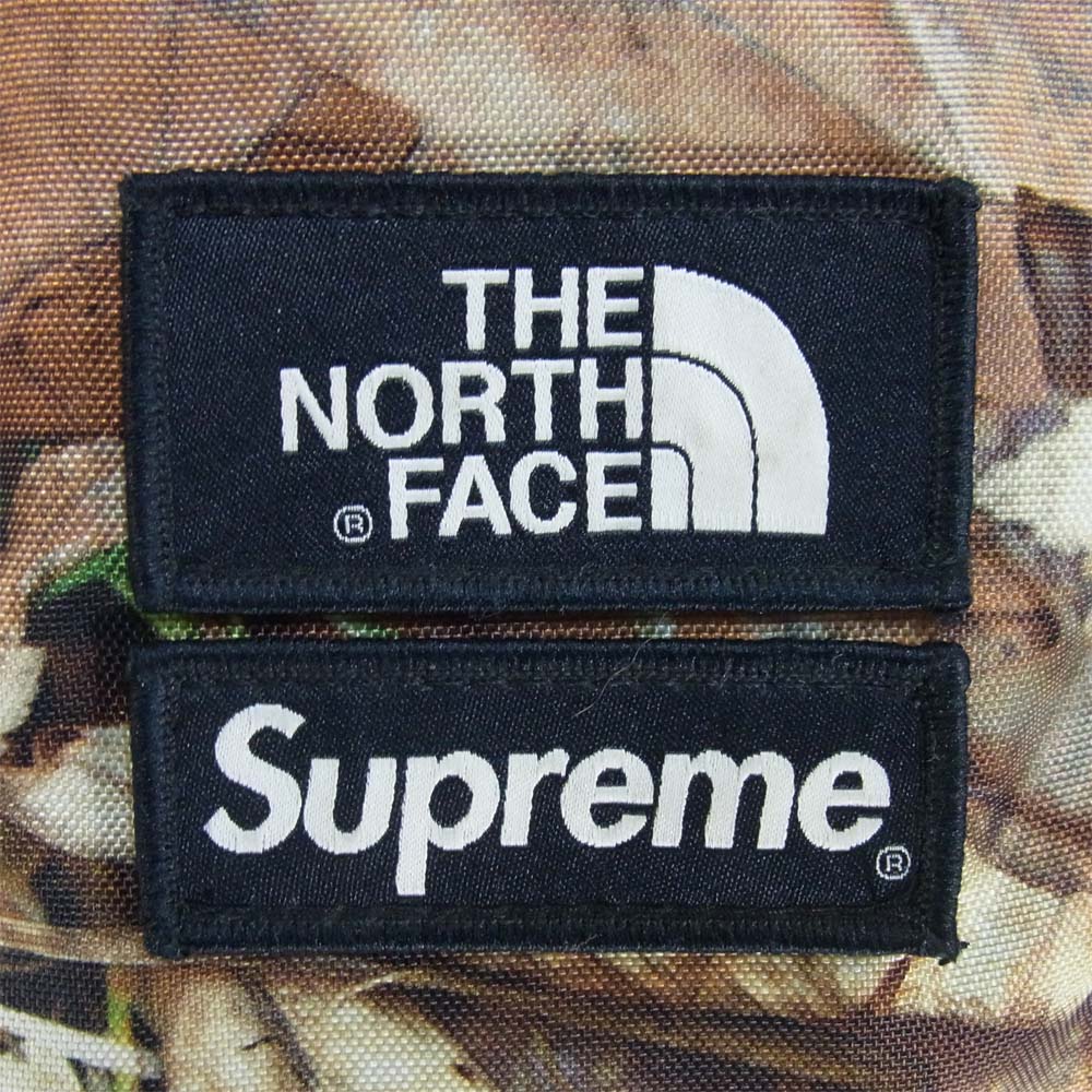 Supreme シュプリーム 16AW NF00CLG6 THE NORTH FACE ザノースフェイス Pocono Backpack 枯葉総柄 バックパック ブラウン系【美品】【中古】
