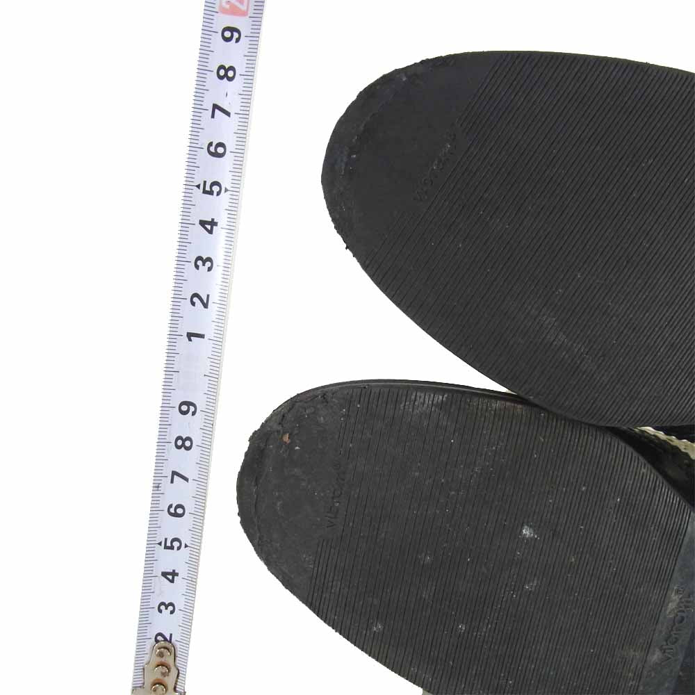 COMME des GARCONS コムデギャルソン JUNYA WATANABE ジュンヤワタナベ バイカラー ウイングチップ シューズ ブラック系 サイズ表記無(内寸約24cm)【中古】