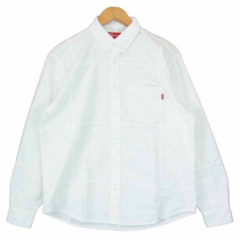 supreme オックスフォードシャツ 白 シュプリーム サイズsシャツ