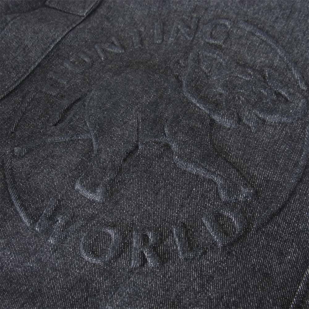 HUNTING WORLD ハンティングワールド デニム トート バッグ グレー系【中古】