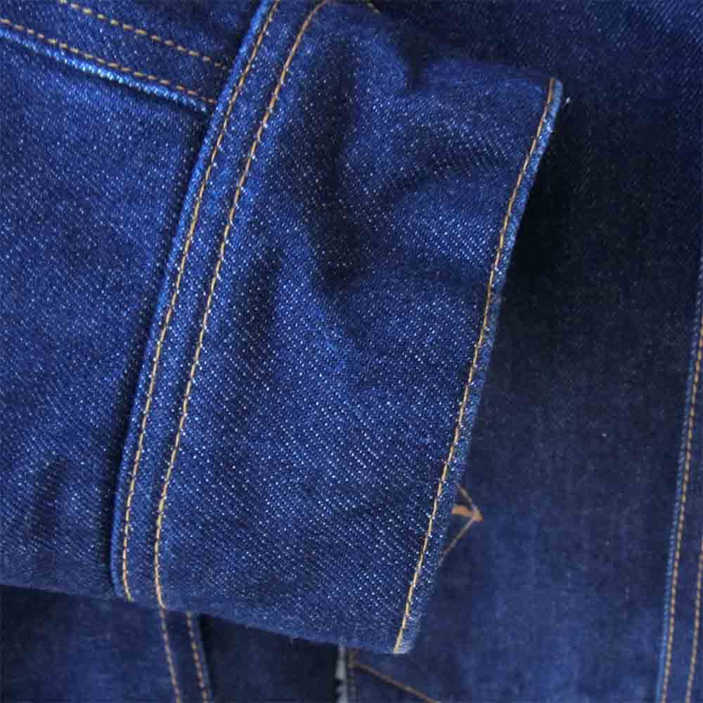 ブルコワークガーメント ボア デニム ジャケット インディゴブルー系 S【美品】【中古】