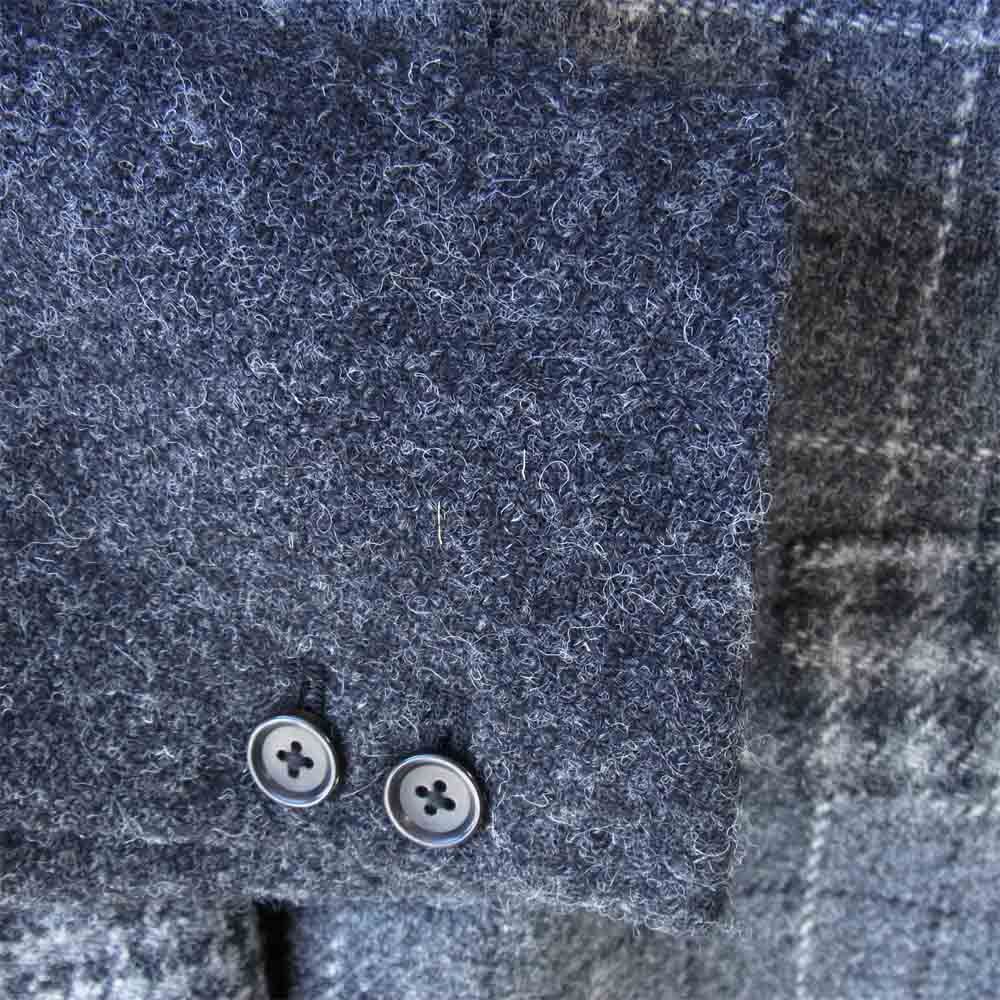 UNITED ARROWS ユナイテッドアローズ B&Y × HARRIS TWEED ハリスツイード クレイジーパターン テーラード ジャケット グレー系 L【中古】