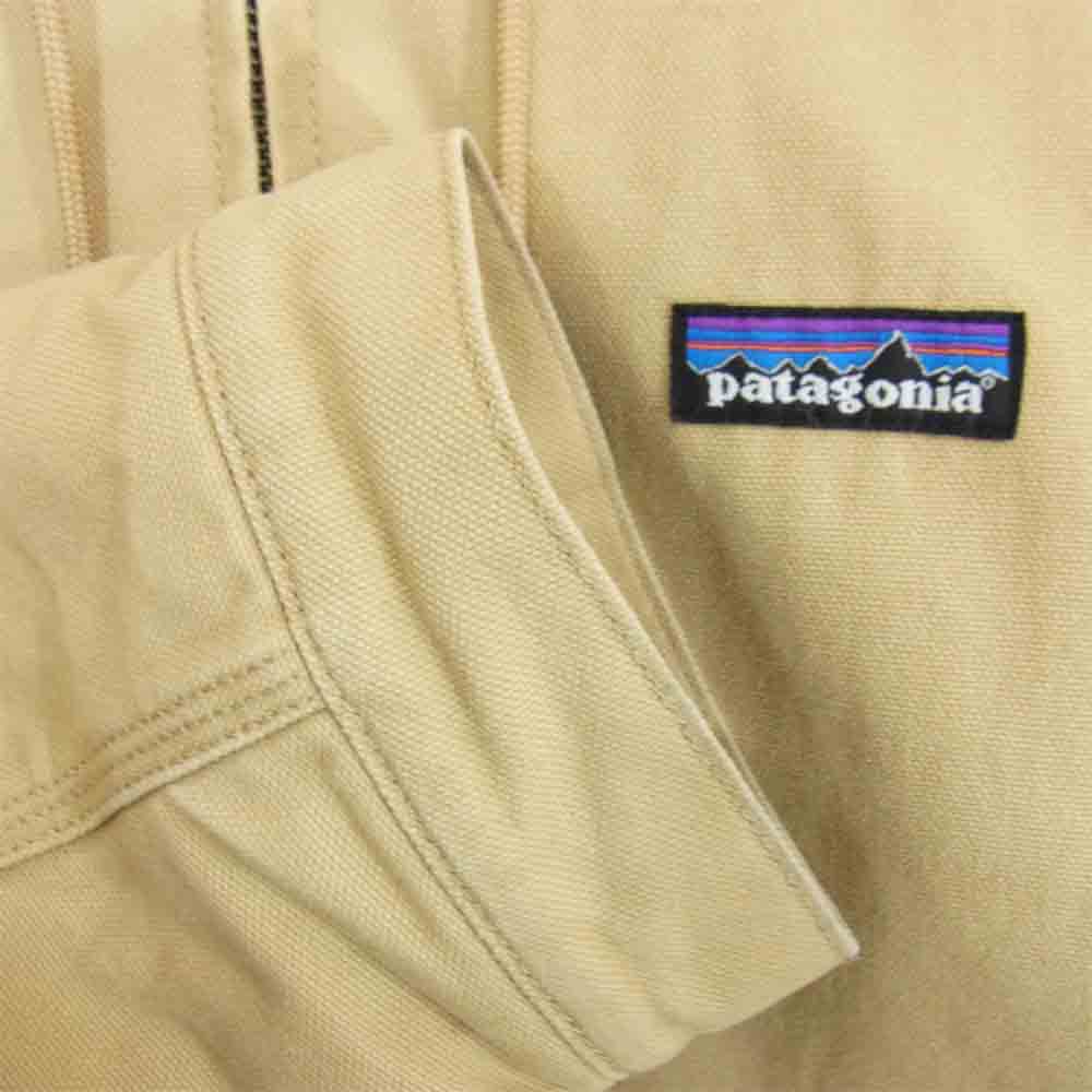 patagonia パタゴニア 27162 12年製 Lined Canvas Hoody ラインド キャンバス フーディー ジャケット ベージュ系 M【中古】