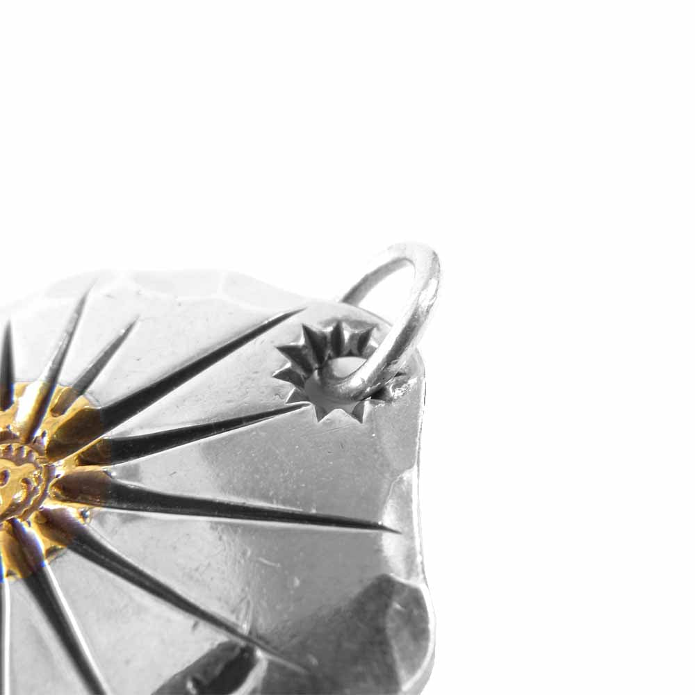 WINGROCK ウィングロック 90s 18K付 タタキ メタル ペンダントトップ シルバー系【中古】