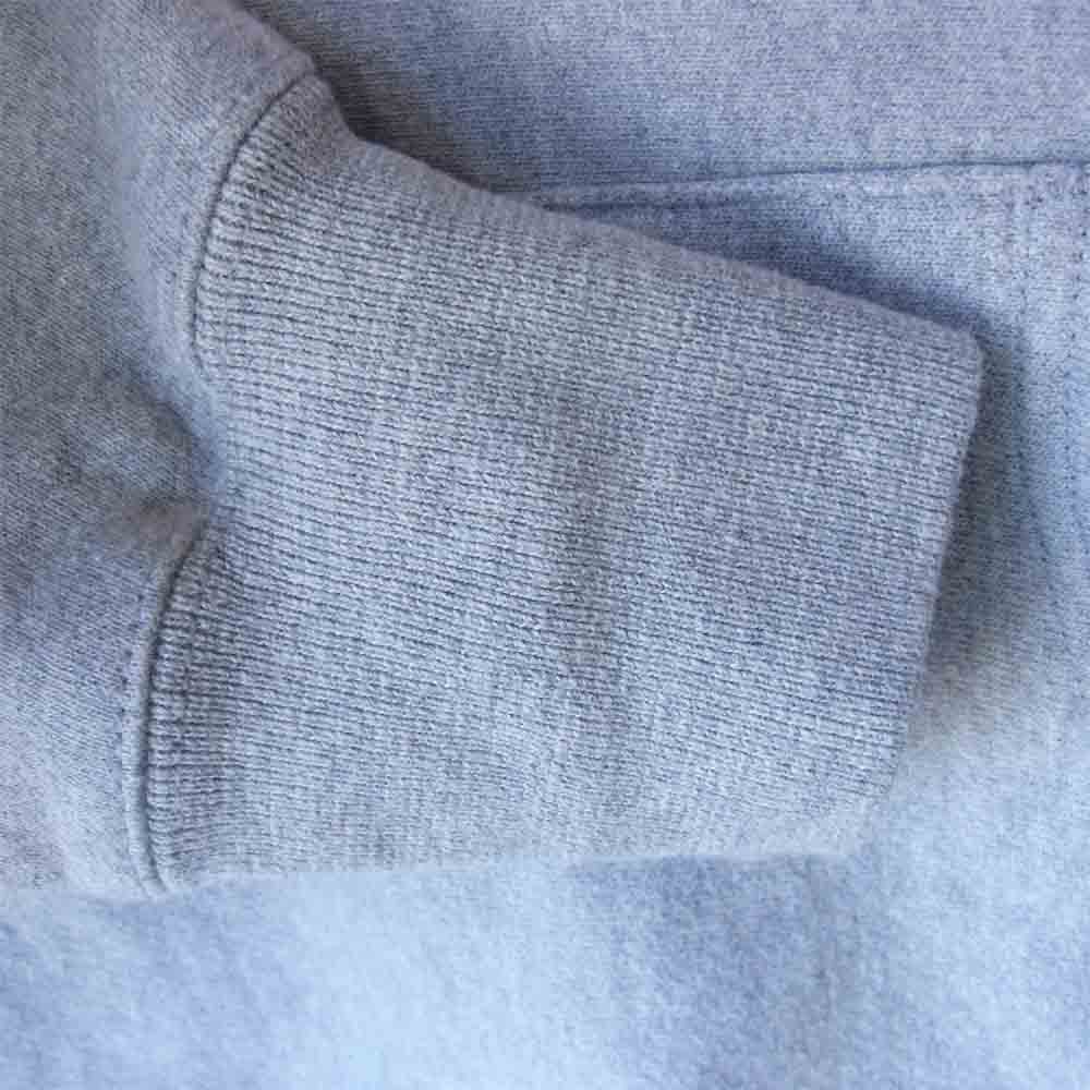 Champion チャンピオン 青単タグ 復刻 ohio state オールド イングリッシュ 書体 パーカー グレー系 L【中古】