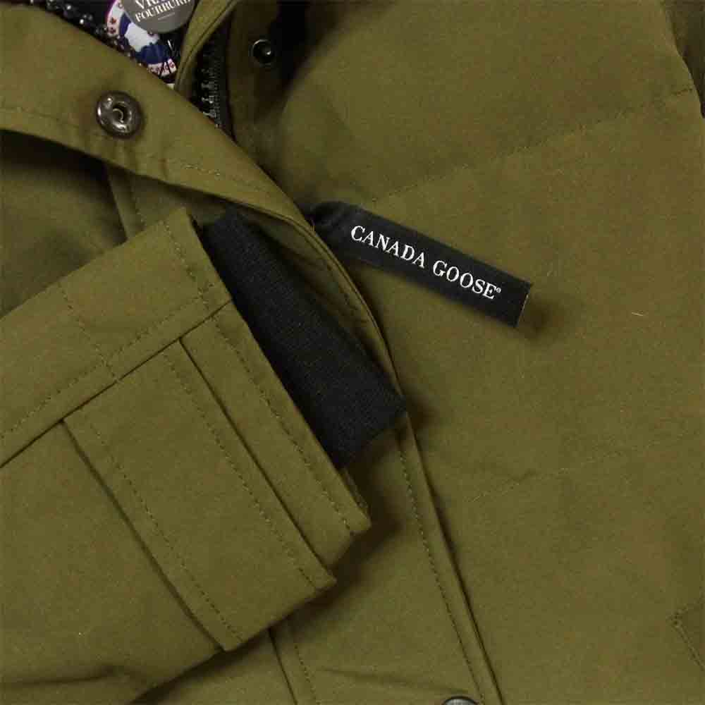 CANADA GOOSE カナダグース 2302JL 国内正規品 MACKENZIE PARKA マッケンジー パーカ ダウン ジャケット カーキ系 XS【新古品】【未使用】【中古】