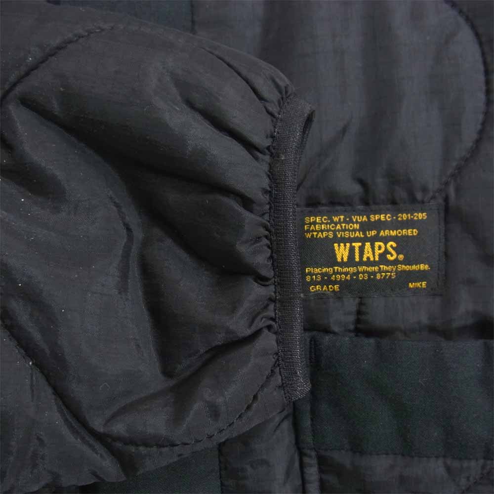 WTAPS ダブルタップス 152GWDT-JKM08 LINER JK ライナー キルティング ジャケット ブラック系 2【中古】