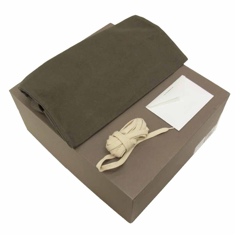 CHROME HEARTS クロムハーツ(原本有) Rick Owens リックオウエンス RO GEO フレア ジオバスケット ハイカット レザー スニーカー ブラック系 43【美品】【中古】