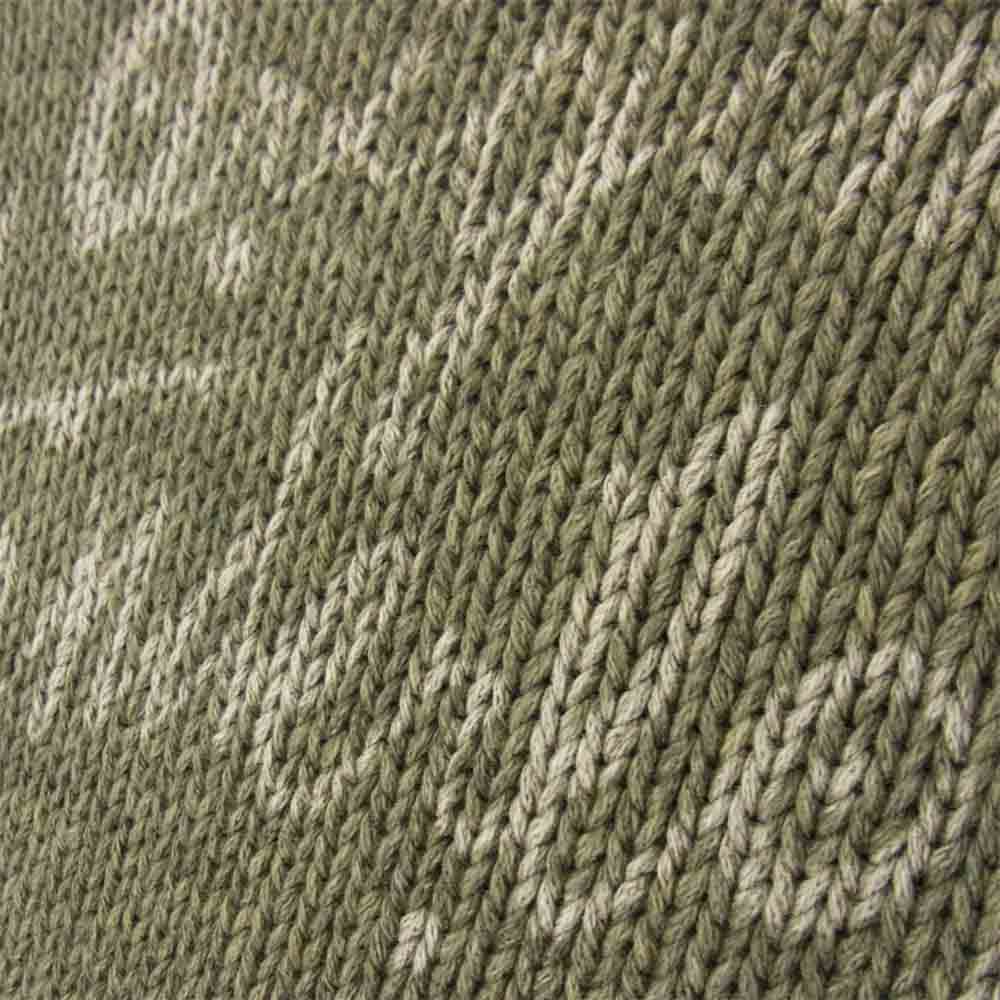 TENDERLOIN テンダーロイン 19AW V-NECK COTTON KNIT コットンニット カーキ系 M【中古】