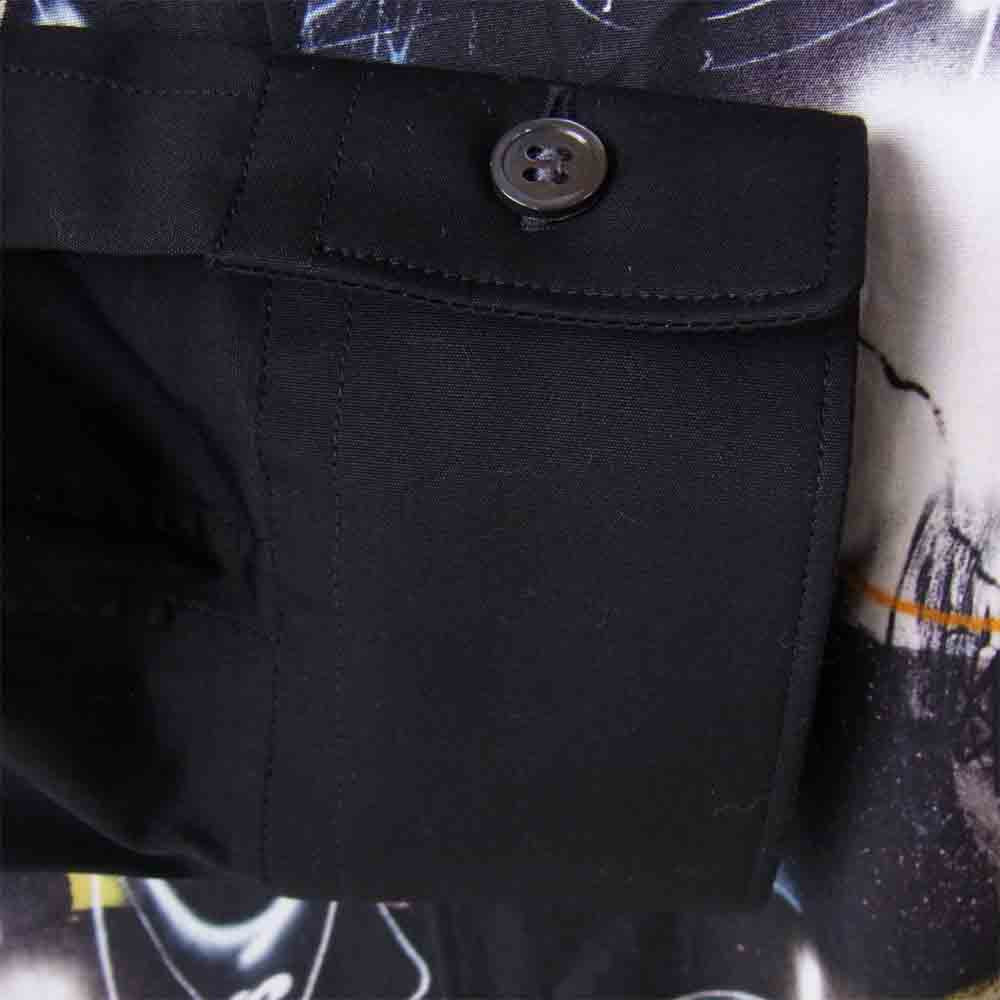 COMME des GARCONS コムデギャルソン 20AW W28006-1 × フューチュラ Futura Print Shirt グラフィック プリント シャツ ブラック系 S【新古品】【未使用】【中古】