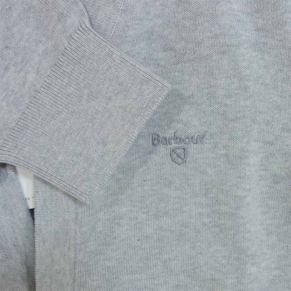 Barbour バブアー 21SS MKN1311 COTTON CARDIGAN コットン カーディガン グレー系 M【新古品】【未使用】【中古】