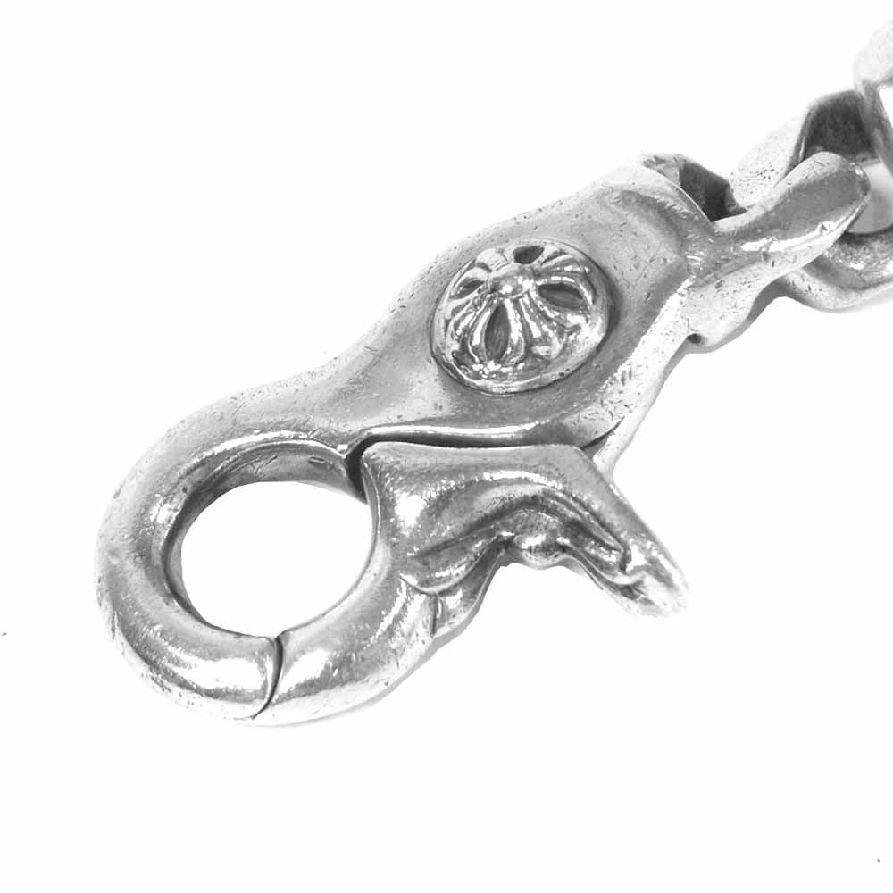 CHROME HEARTS クロムハーツ(原本無) ショート クラシック リンク クリップ キーチェーン シルバー系【中古】