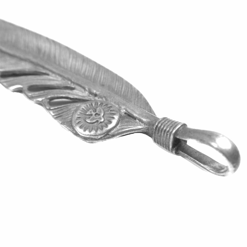 WINGROCK ウィングロック SV プレーン フェザー ペンダント シルバー系【中古】